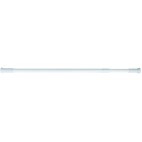 Barre de Douche Aluminium extensible de 110 à 200cm Blanc - M S V