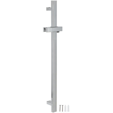 Barre de Douche, Barre Coulissante de Douche en Acier Inoxydable Anti-Corrosion à Installation Facile pour Salle de Bain pour Hôtel pour la Maison