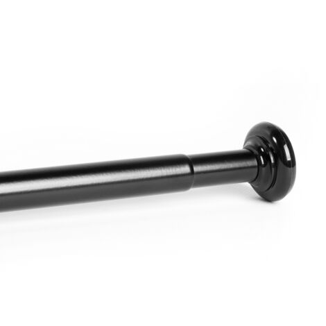 Barre de douche barre extensible en aluminium noir