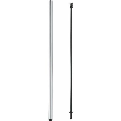 Barre de douche chrome 30 cm – Compatible Rainshower, Euphoria, Tempesta – Installation facile – Finition GROHE StarLight