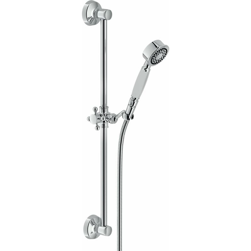 Nobili - Barre de douche finition chrome antique AD140/48CR Chromé
