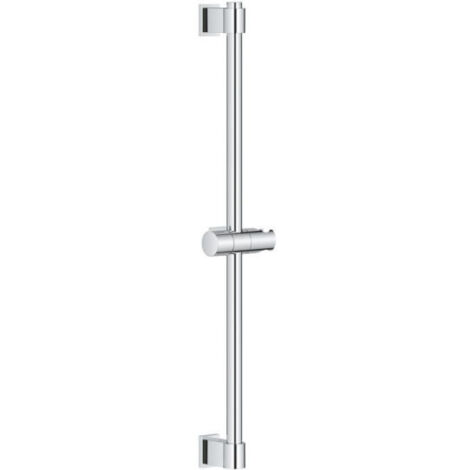 Barre de douche - GROHE Vitalio Universal 27724001 - 60cm - Ø 22 mm - Fixation supérieure réglable - A coller ou a visser - C
