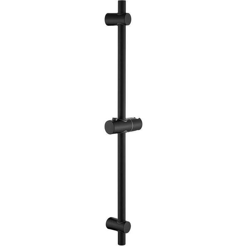 Barre de Douche Noir Mat Support Pommeau de Douche Réglable Barre Douche Acier Inoxydable