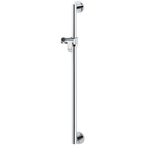 Barre de douche PLAN complète avec glissière de douche 882 mm, aluminium anodisé argent / chromé KEUCO
