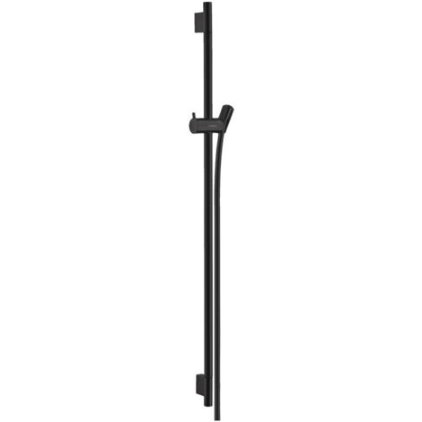 Barre de douche S Puro 0,90 m noir mat