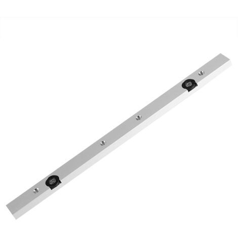 Barre de guidage coulissante diagonale en alliage d'aluminium durable pour scie circulaire de table, accessoire pour scie circulaire de table, outil de travail du bois, barre coulissante 300