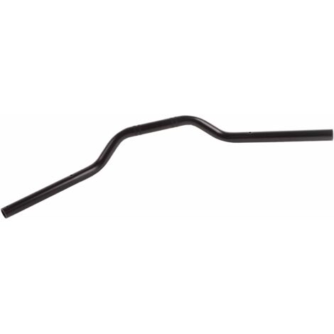 Barre de guidon drag 22mm en acier pour moto, pièce de rechange (Noir)