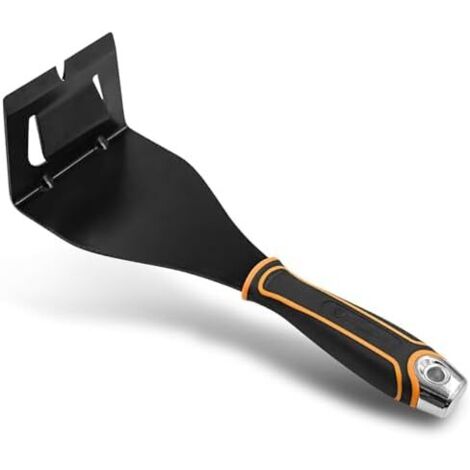 Barre de levier d'extraction garnitures – Outil pour plinthes, planchers en bois, moulage et parement, outil retrait plinthe, Noir -