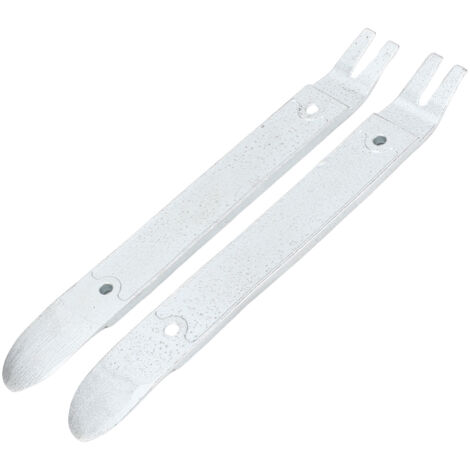 Barre de levier en acier à double usage chromé, outil de dépose de garniture multifonction 4140