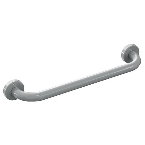 Barre de maintien droite aluminium teinte blanche Bailleron Ø 32 mm à fixations invisibles - longueur 500 mm - PELLET ASC