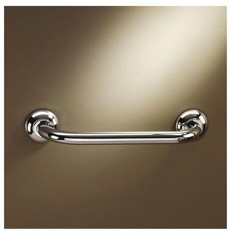 Barre De Maintien Droite Laiton Chrome Pro 30cm