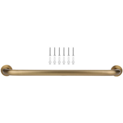 Barre de maintien laiton 50 cm style rétro sécurité