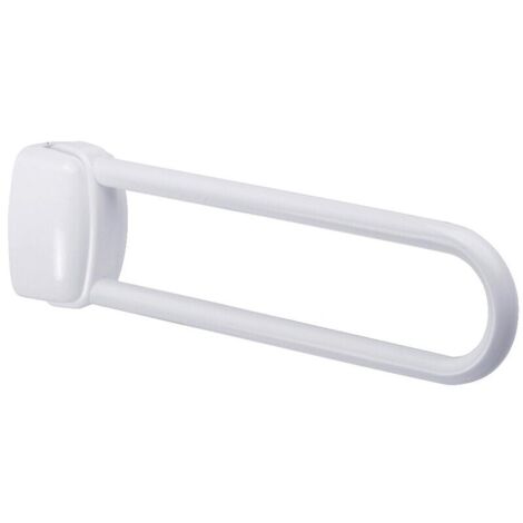 Barre de maintien relevable aluminium teinte blanche Bailleron Ø 32 mm - Longueur 600 mm - PELLET ASC