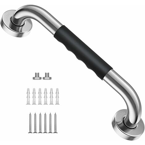 Barre de maintien,Poignée d'appui pour personnes âgées, Barre d'appui de Douche Antidérapant Poignée, Acier Inoxydable Poignée de Sécurité de Douche,