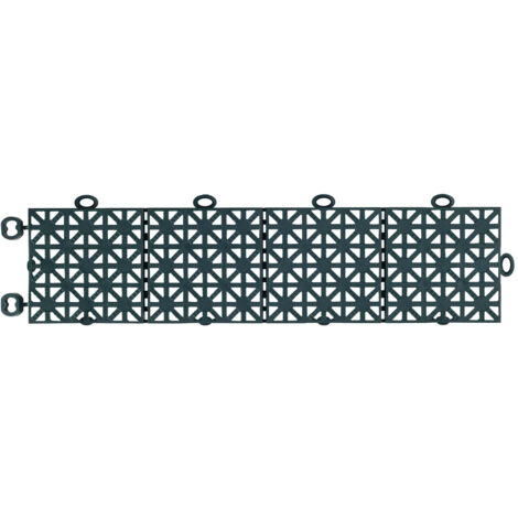 Barre de marquage grise anthracite épaisseur 12 mm Barre de marquage à dimensions 30 x 7,5 cm Barre en plastique idéal pour extérieur