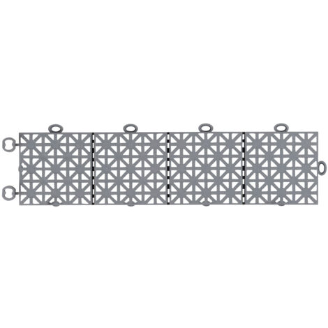 Barre de marquage grise épaisseur 12 mm Barre de marquage à dimensions 30 x 7,5 cm Barre en plastique idéal pour extérieur
