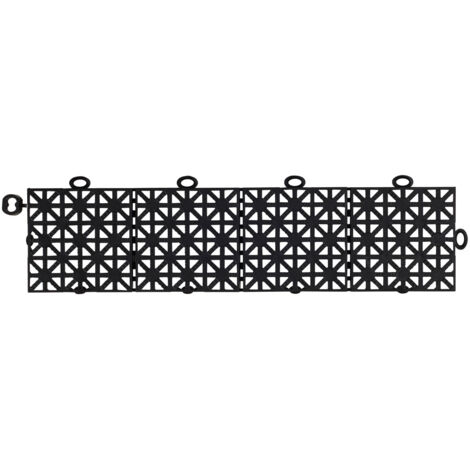 Barre de marquage noire épaisseur 12 mm Barre de marquage à dimensions 30 x 7,5 cm Barre en plastique idéal pour extérieur