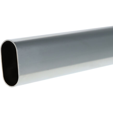 Barre de penderie Ovale en Acier Chromé Ø30x15mm de 200cm - Boulet
