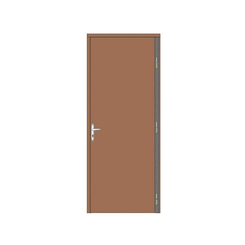 Barre de pivotement pour renfort de porte 10293 35 mm - Finition : marron ral 8014 - Sens : gauche - Hauteur : 2200 mm - Percée : Non Devismes