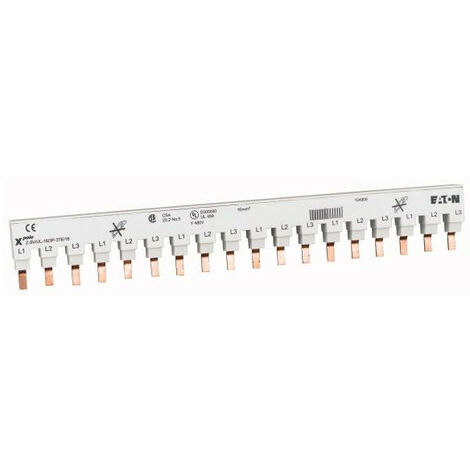 Barre de pontage 2phases 12 module pour FAZ-NA FAZ-RT 000104896 EATON Z-SV/UL-16/2P-2TE/12