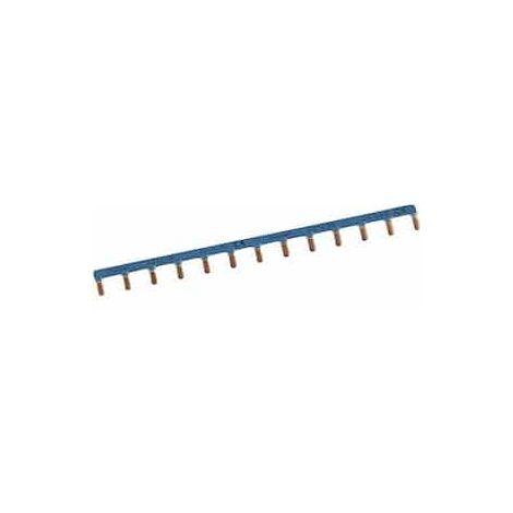 Barre de pontage 63A 10mm² bleu 13M