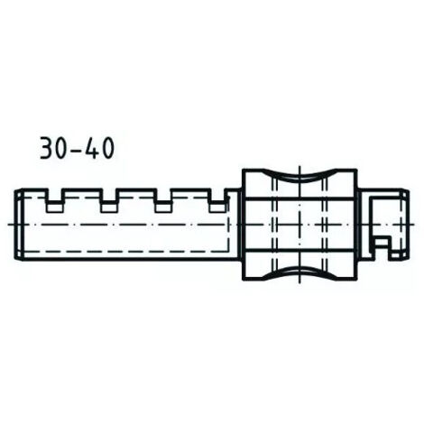 BARRE DE PROLONGEMENT DEMI CYL 50MXSH11