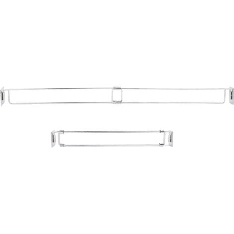 Barre de Rangement D'angle de Douche pour Camping-car, étagères de Réfrigérateur Réglables en Acier Inoxydable pour Remorque Yacht.