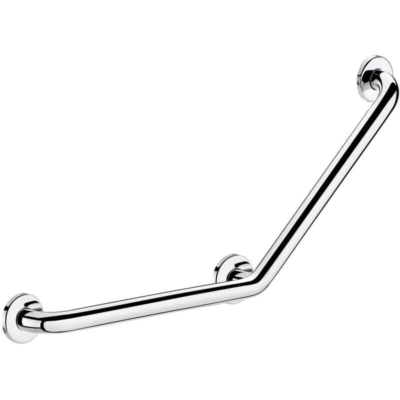 Delabie - Barre d'appui coudée 135° ø 32 400x400 mm Inox 304 poli brillant