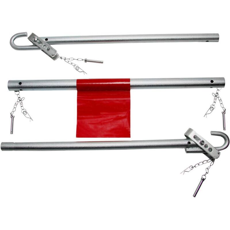 Hp Autozubehör - Tige de remorquage acier / métal L1.8xl65xH53mm poids 4.26 kg argent