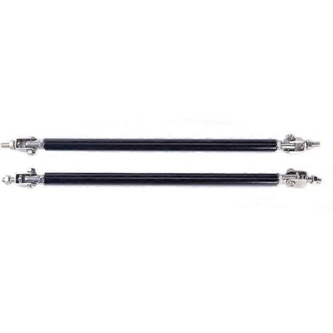 Barre de renfort de pare-chocs avant universelle réglable de 15 cm pour voiture (1 pièce)