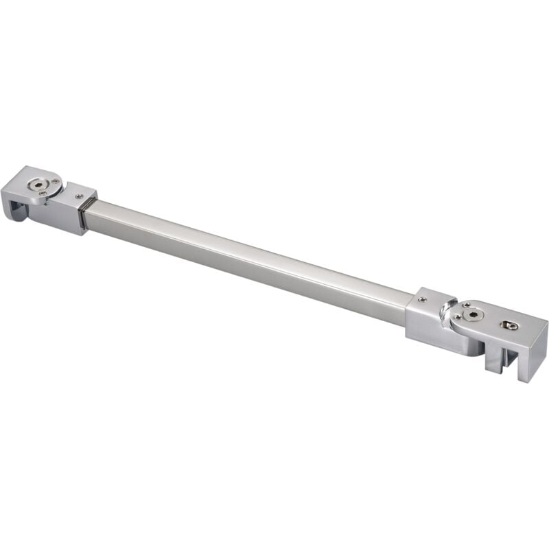 Barre de renfort pour porte de douche en acier inoxydable, 50 cm, pour panneau de verre sans cadre de 6mm à 10mm d’épaisseur