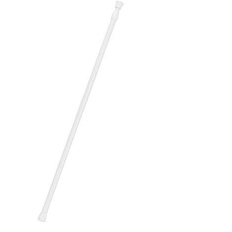 Barre de rideau de douche télescopique réglable à ressort pour salle de bain, 60-110 cm