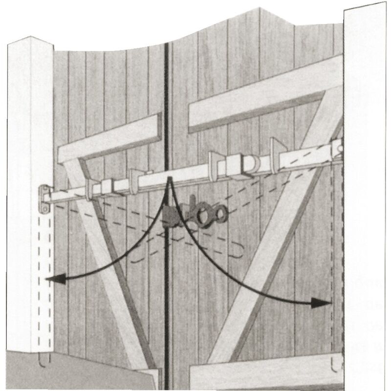 Hercules - Barre de sécurité de volet N3 1m 40/1m60 - hercule - 4203