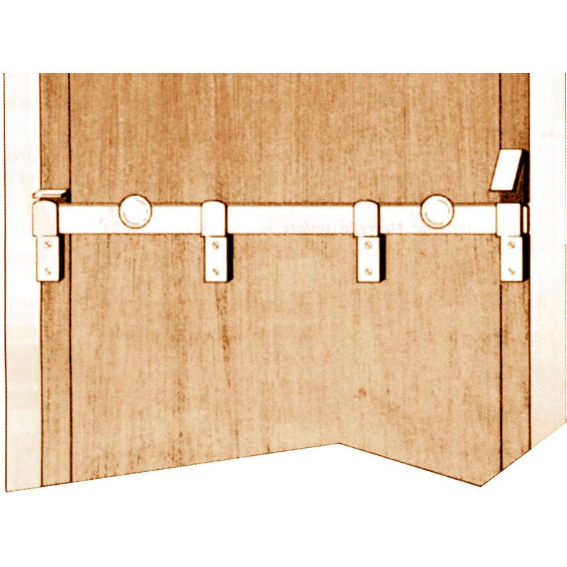 Barre de securité à boutons 2m - HERCULE - 4443