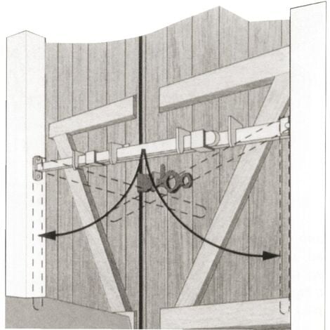 Barre de sécurité de volet N3 1m 40/1m60 - HERCULE - 4203