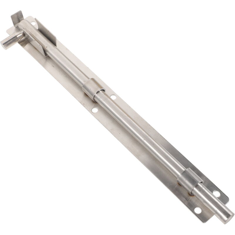 Barre de sécurité pour porte de clôture en acier inoxydable avec loquet simple et verrou de sol