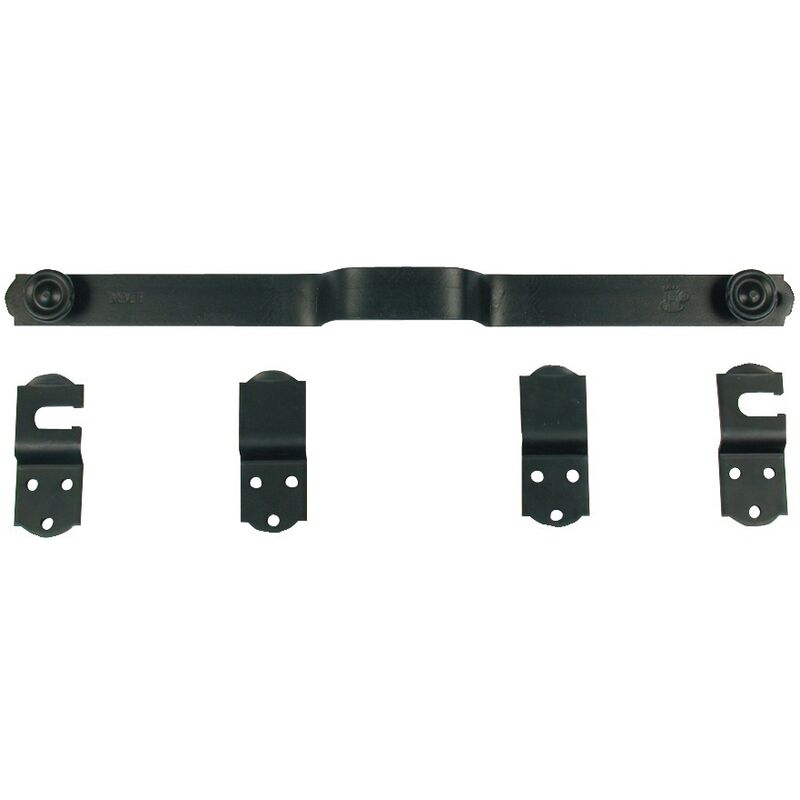 Torbel - Barre de sécurité pour volet 45cm cataphorèse noire – – 9235106