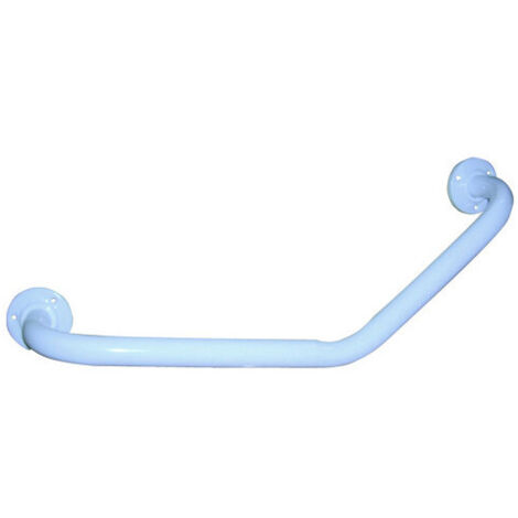 Barre de soulèvement  métal blanc courbe 54 x 14 x 10