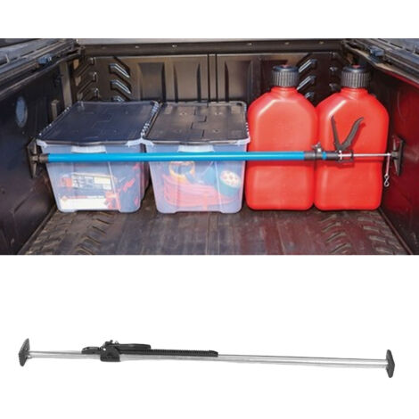 Barre de stabilisation de chargement télescopique réglable antidérapante de 1420 mm à 1800 mm pour plateau de camionnette, SUV et remorque