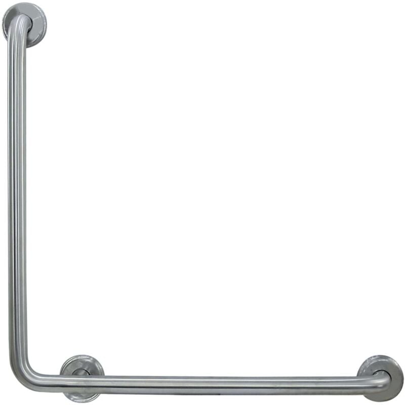 Barre de support 90º pour mur 600x600 mm Nofer Finition : brillante
