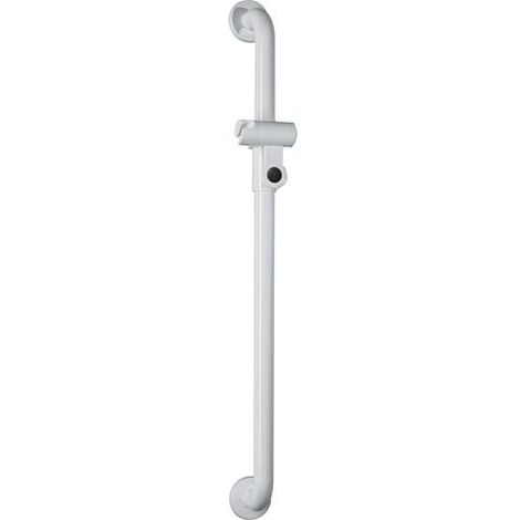 Barre de support de douche Hewi série 477, 800mm, blanc pur