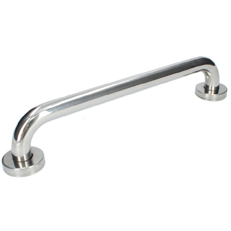 Fontastock - FSKFAB013 Barre de Support de salle de bain, en acier inoxydable AISI-304, 3 points de Ancre de chaque côté, 40cm de Longueur & 1mm de