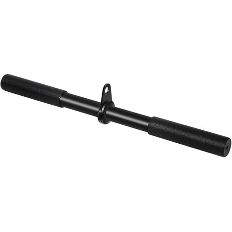 Barre De Tirage Vers Le Bas - Acier Creux - Poignées En Caoutchouc Antidérapantes - Rotation 360° - Pour Machine À Câble Et Poulie - 1 Pièce