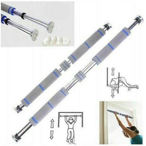BARRE DE TRACTION BARRE LOMBAIRE POUR ENTRAÎNEMENT PORTE-À-PORTE 80 - 130CM