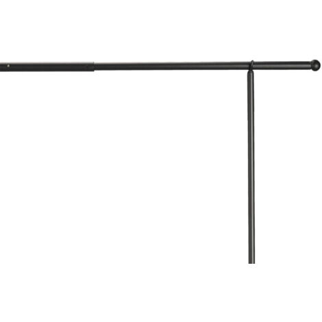 Barre Décorative Ajustable "Table" 139-250cm Noir