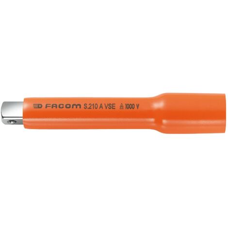Barre d'extension à entraînement 1/2" Facom S.210AVSE, 145 mm, Carré ( Prix pour 1 )