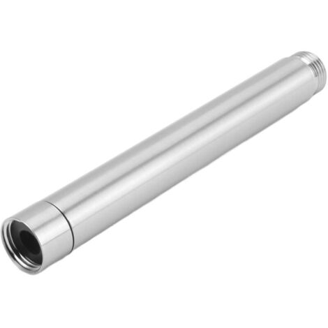 Barre d'extension pour douche à main chromée en acier inox 15 cm (6 pouces),pour salle de bain