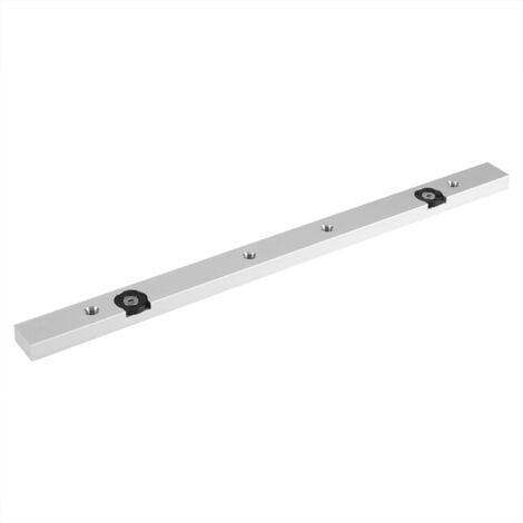 Eosnow,T-Track T-Slot, Barre à Onglets Mitre Bar Glissière à Onglets en Alliage D'aluminium Guide Universel et Rail de Guidage de Rail D'arrêt Scie à Table Outil de Travail du Bois(300mm)