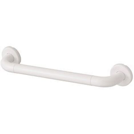 Barre droite 600 mm en aluminium gainé ABS antibactérien - diamètre 34 mm