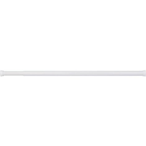 Barre droite blanc - extensible - 700 à 1000 mm - diamètre 28 mm - Bossini